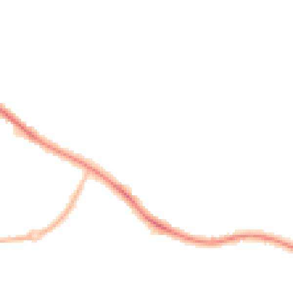 Night-time road noise heatmap for SK2 5DY
