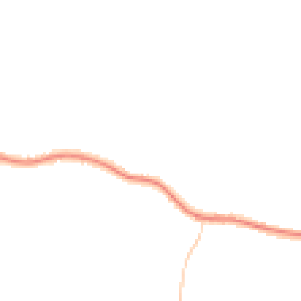 Night-time road noise heatmap for SK2 5EY