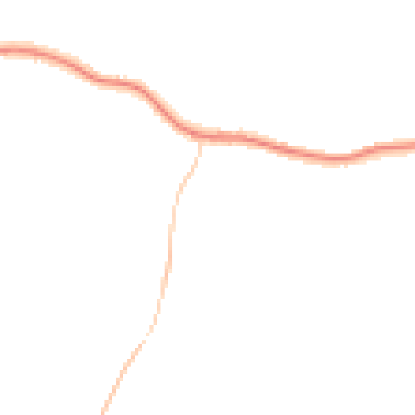 Night-time road noise heatmap for SK2 5JA