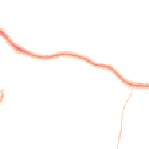 Night-time road noise heatmap for SK2 5UA