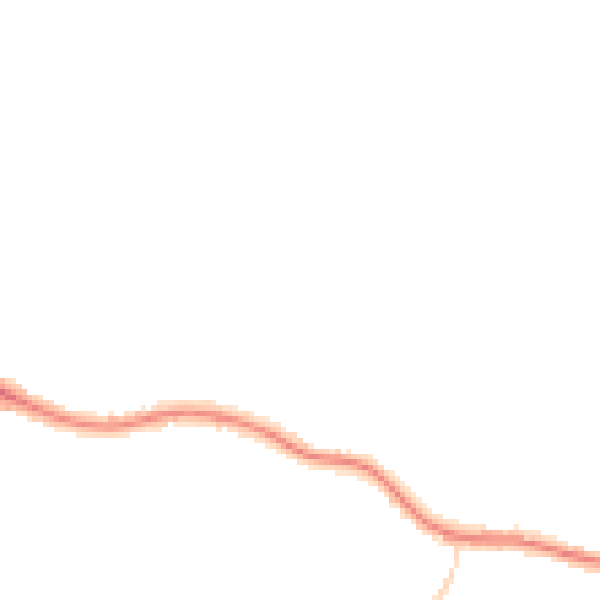 Night-time road noise heatmap for SK2 5UB