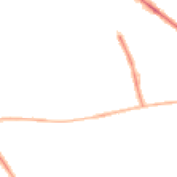 Night-time road noise heatmap for SK2 6DN