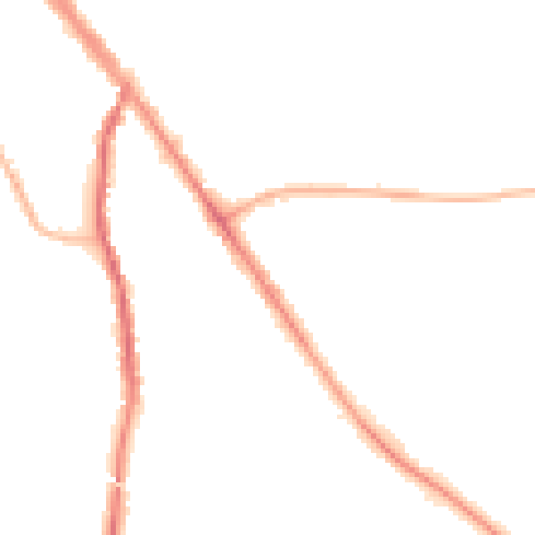 Night-time road noise heatmap for SK2 6LR