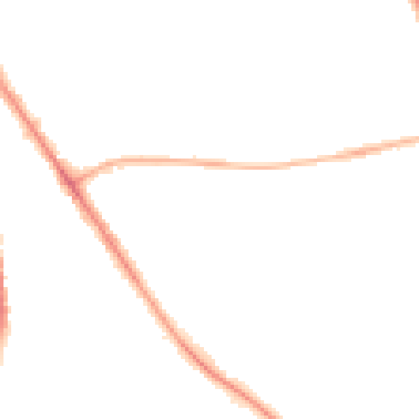Night-time road noise heatmap for SK2 6TJ
