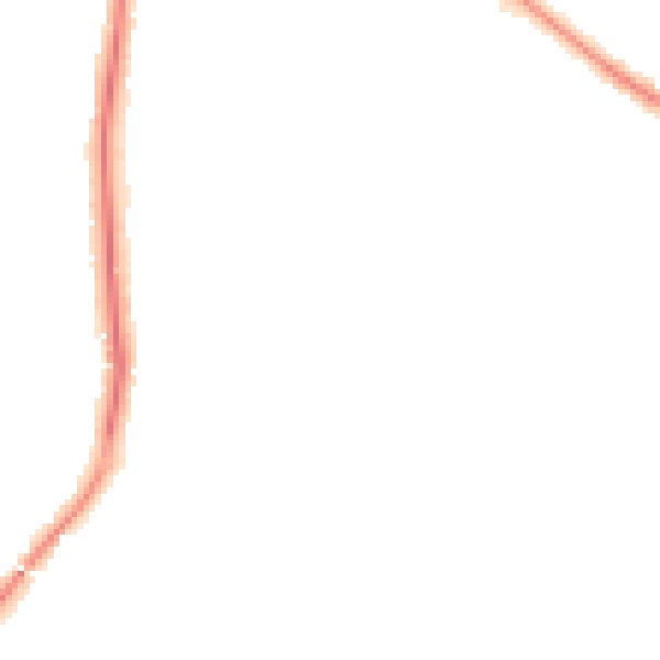 Night-time road noise heatmap for SK2 7BN
