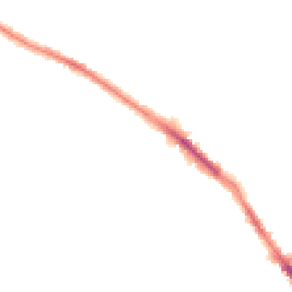 Night-time road noise heatmap for SK2 7JF