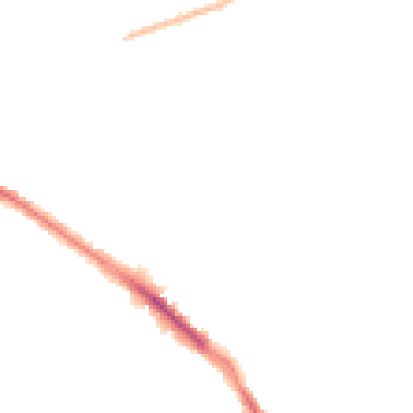 Night-time road noise heatmap for SK2 7LS