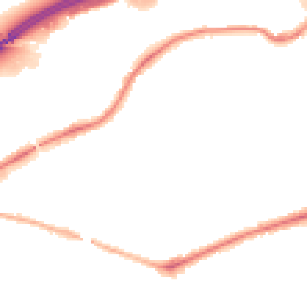 Night-time road noise heatmap for SK3 0BX