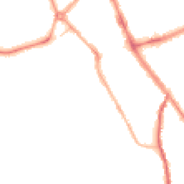 Night-time road noise heatmap for SK3 8DR