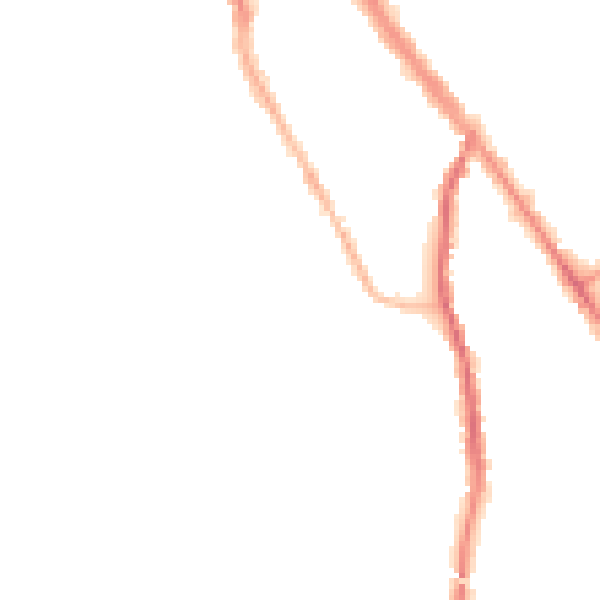 Night-time road noise heatmap for SK3 8HA