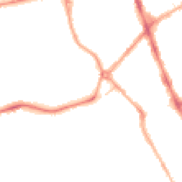 Night-time road noise heatmap for SK3 9DH