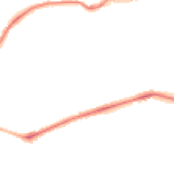 Night-time road noise heatmap for SK3 9NW