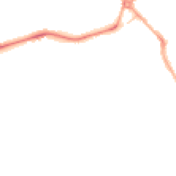 Night-time road noise heatmap for SK3 9QW