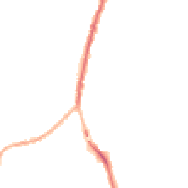 Night-time road noise heatmap for SK5 6AB