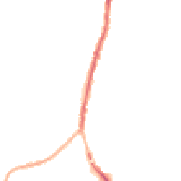 Night-time road noise heatmap for SK5 6AH
