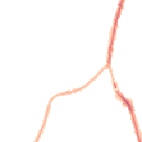 Night-time road noise heatmap for SK5 6AT