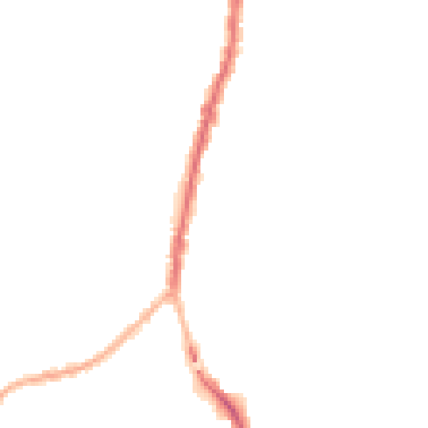 Night-time road noise heatmap for SK5 6AU