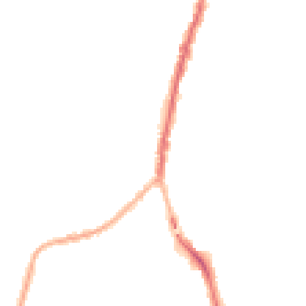 Night-time road noise heatmap for SK5 6AZ
