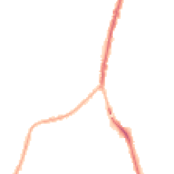 Night-time road noise heatmap for SK5 6BD