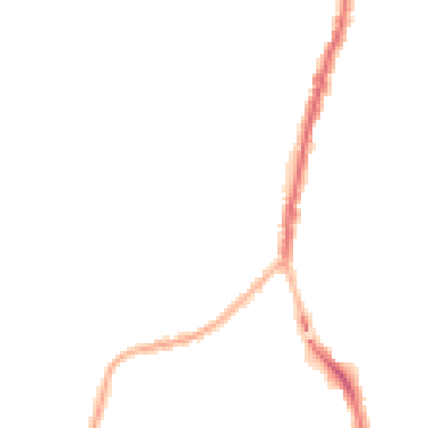 Night-time road noise heatmap for SK5 6BH
