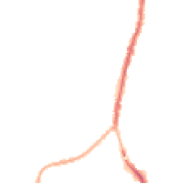 Night-time road noise heatmap for SK5 6BJ