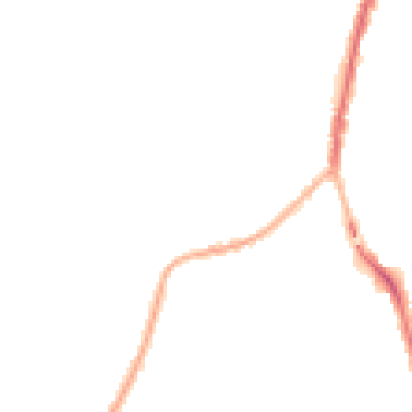 Night-time road noise heatmap for SK5 6BU