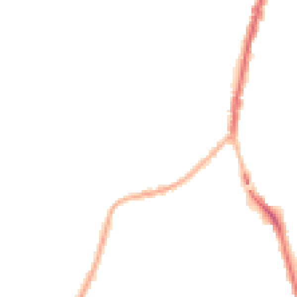 Night-time road noise heatmap for SK5 6DE