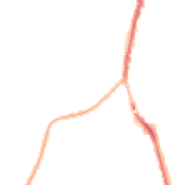 Night-time road noise heatmap for SK5 6DJ