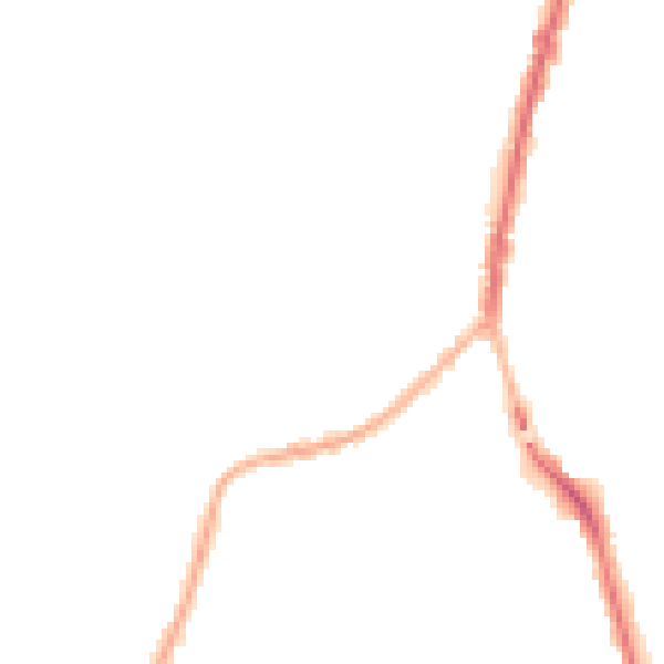Night-time road noise heatmap for SK5 6DX