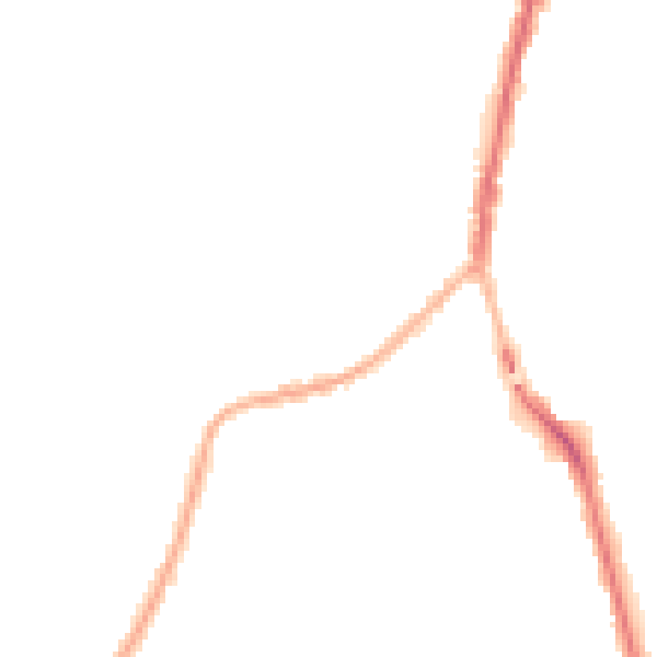 Night-time road noise heatmap for SK5 6DY
