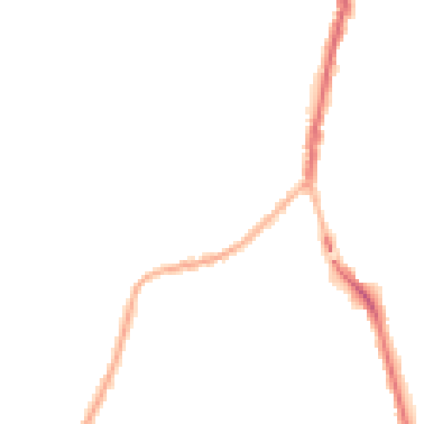 Night-time road noise heatmap for SK5 6DZ