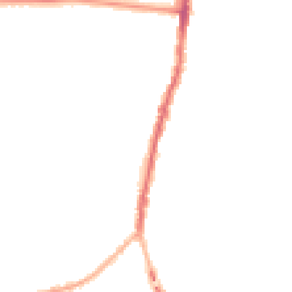 Night-time road noise heatmap for SK5 6EA