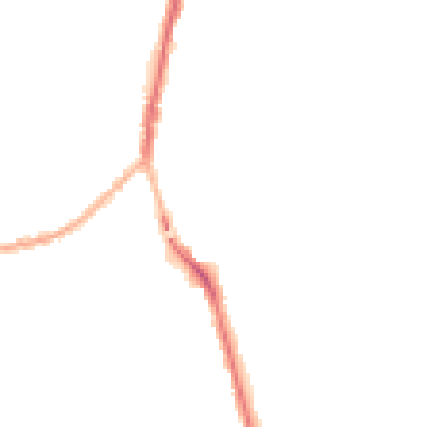 Night-time road noise heatmap for SK5 6ED