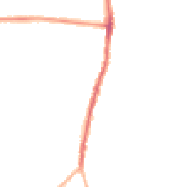 Night-time road noise heatmap for SK5 6EE