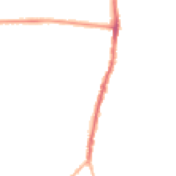 Night-time road noise heatmap for SK5 6EH