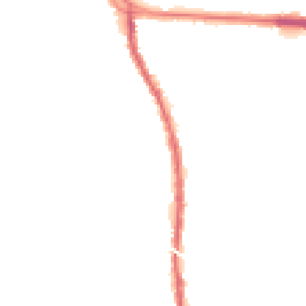 Night-time road noise heatmap for SK5 6NY