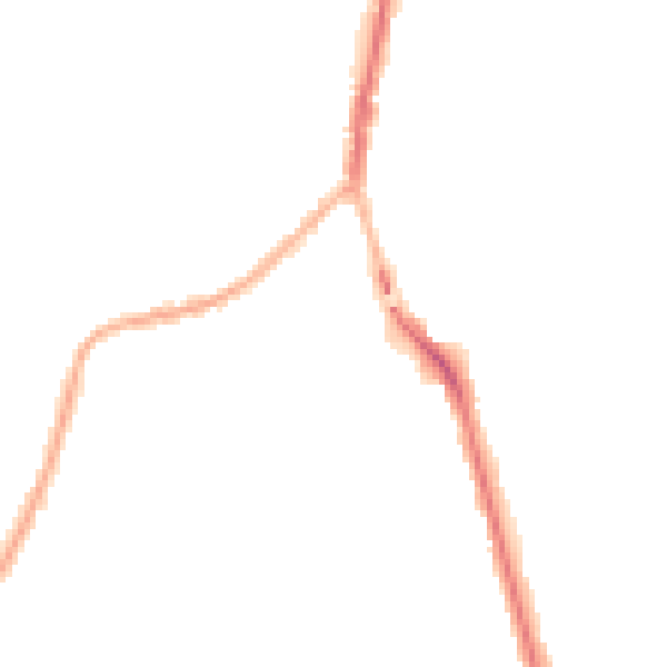 Night-time road noise heatmap for SK5 7AD