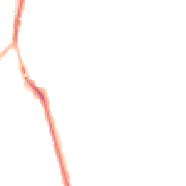 Night-time road noise heatmap for SK5 7EY