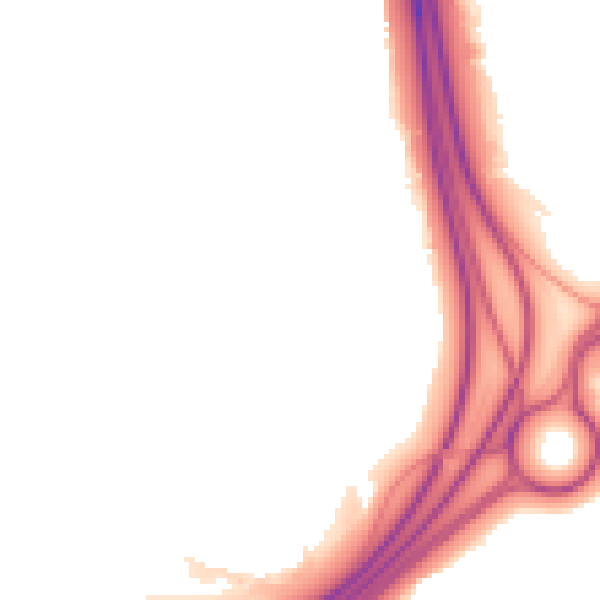 Night-time road noise heatmap for SK5 8DU