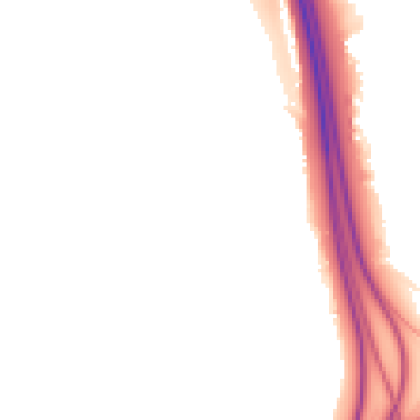 Night-time road noise heatmap for SK5 8HB