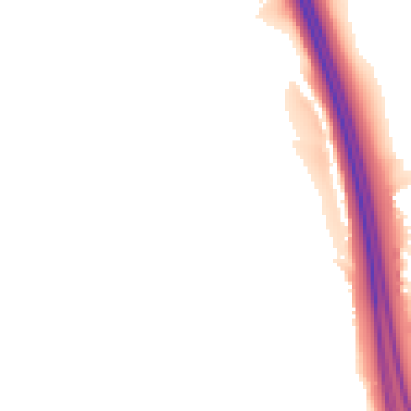 Night-time road noise heatmap for SK5 8JS
