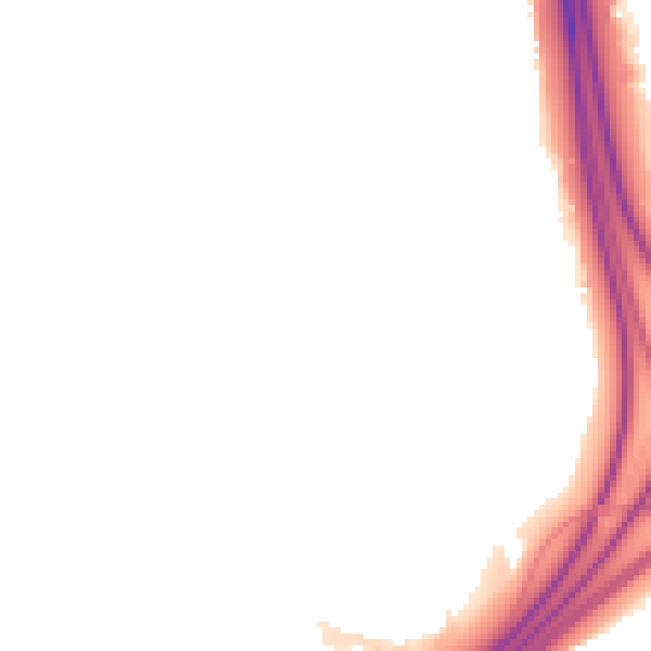 Night-time road noise heatmap for SK5 8LQ