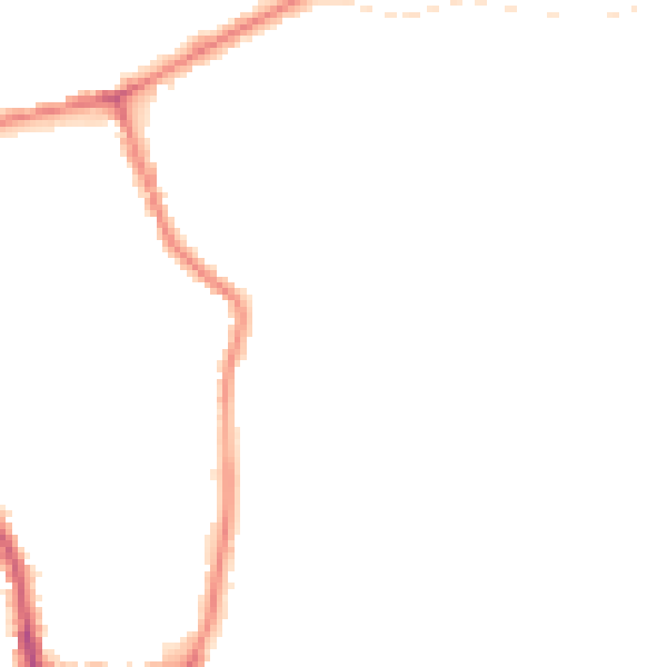Night-time road noise heatmap for SK6 1AD