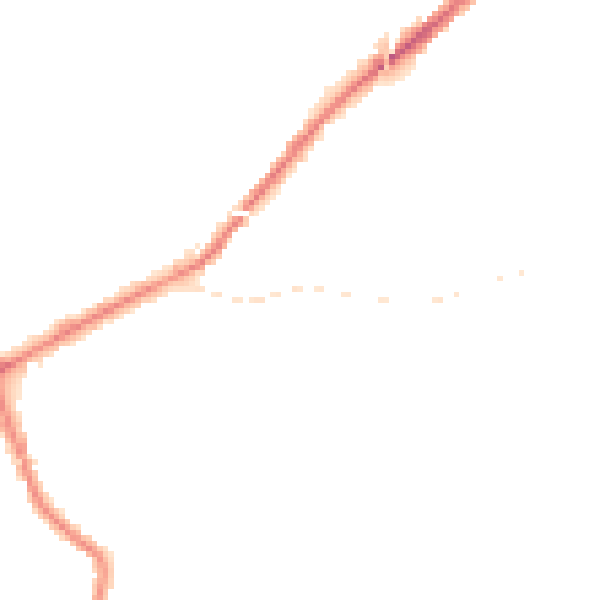 Night-time road noise heatmap for SK6 1BF