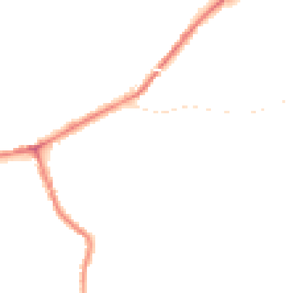 Night-time road noise heatmap for SK6 1BG