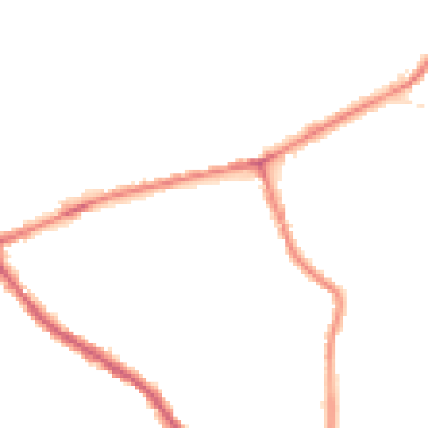 Night-time road noise heatmap for SK6 1BX