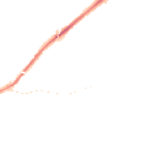 Night-time road noise heatmap for SK6 1LE