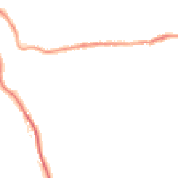 Night-time road noise heatmap for SK6 3JY
