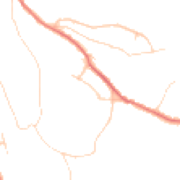 Daytime road noise heatmap for SK6 5AN