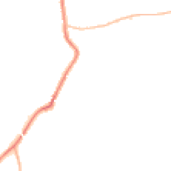 Night-time road noise heatmap for SK6 5BP